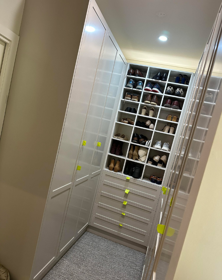 Custom wardrobes designed for Somerville