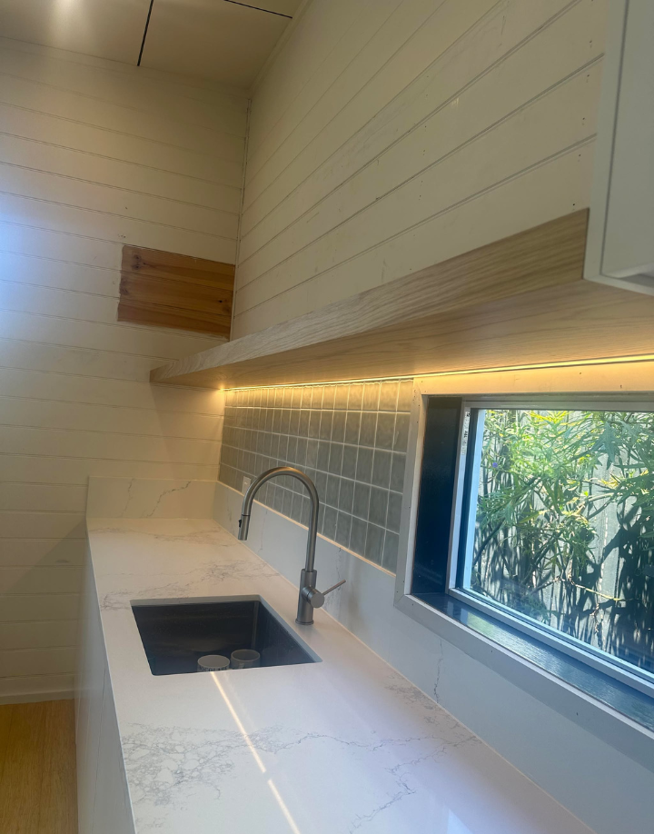 Sorrento kitchen renovation with modern design and custom cabinetry